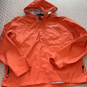 Vineyard Vines 1/4 zip windbreaker in muted orange